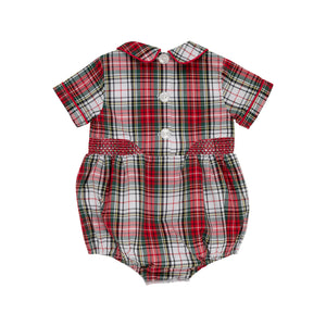 Brently Bubble Broadcloth Keene Place Plaid/Richmond Red