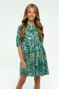 Hattie Dress in Kelly Green