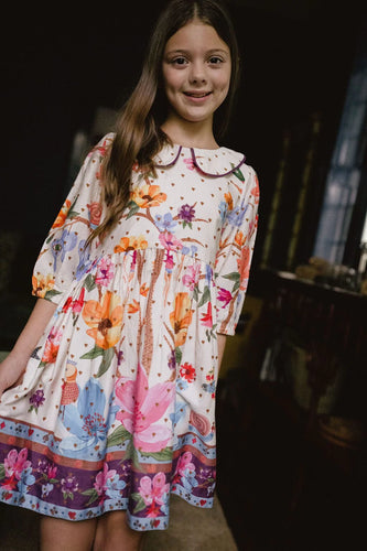 Annabell Dress- LS in Cream