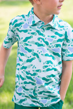 Load image into Gallery viewer, Golf Camo Polo Short Sleeve Shirt