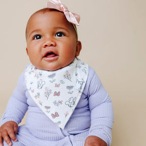 Minnie Mouse Bandana Bib Set 4pk