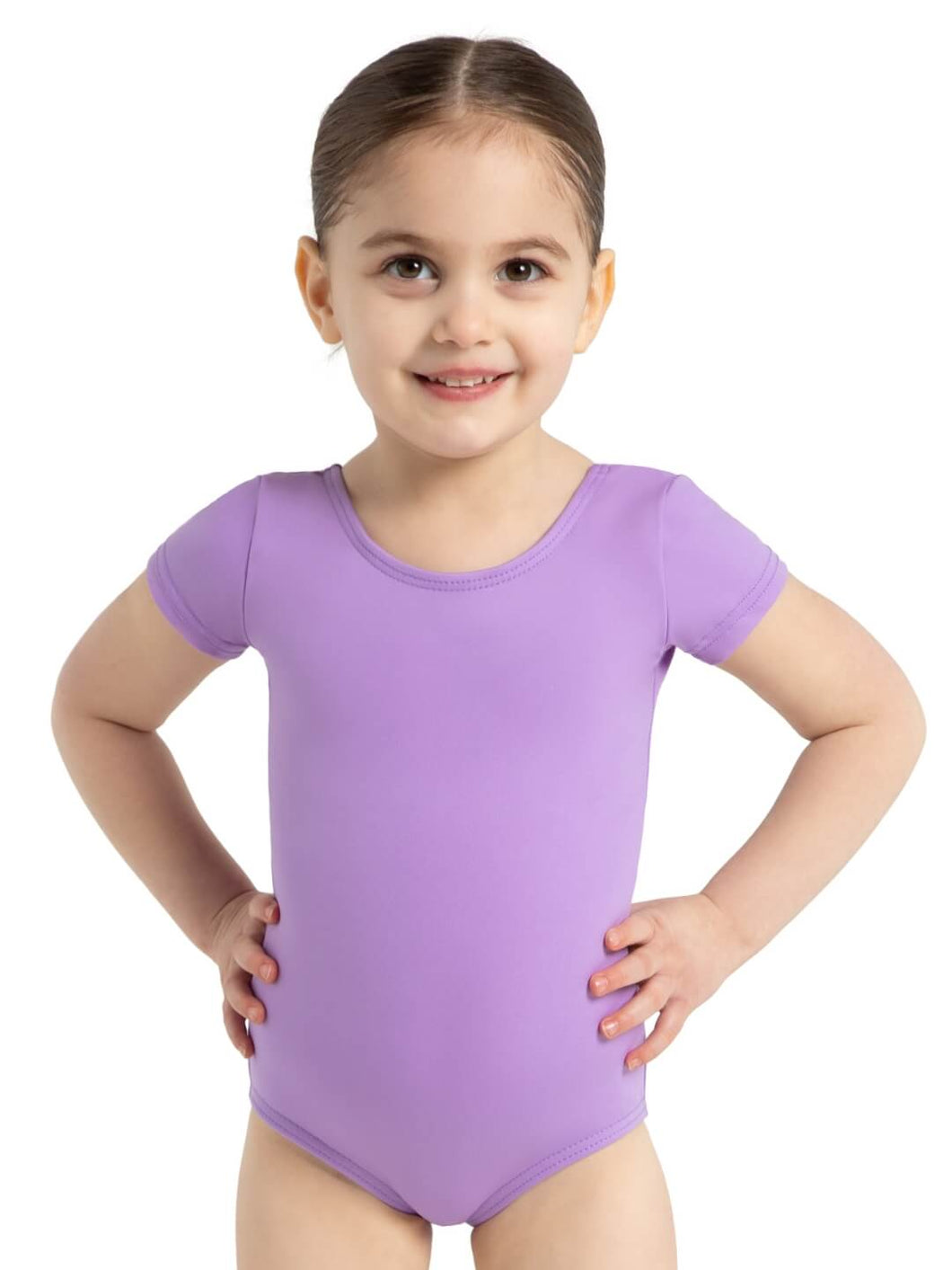 Viabrant Violet Short Sleeve Leotard