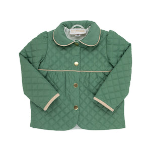 Carlyle Quilted Coat Gallatin Green & Keeneland Khaki