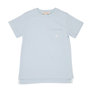 Carter Crewneck Buckhead Blue & Worth Avenue White