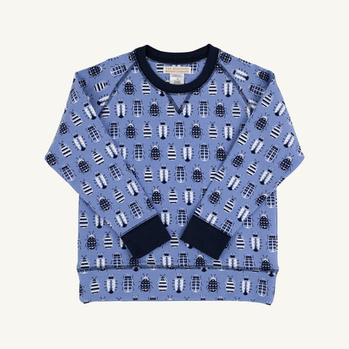 Cassidy Comfy Creweck Snug As a Bug & Nantucket Navy