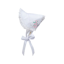 Load image into Gallery viewer, Catesby Country Club Bonnet w Flower Emroidery