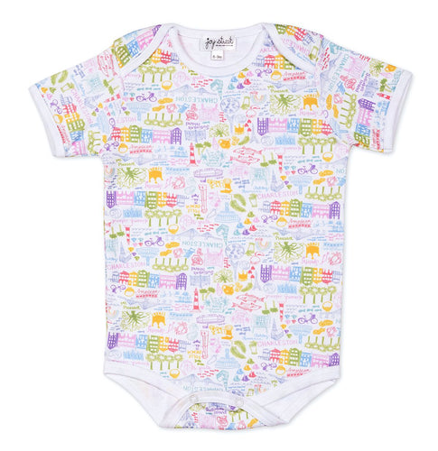 Charleston Short Sleeve Baby Body Suit