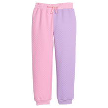 Load image into Gallery viewer, Pink &amp; Lilac Color Block Joggers