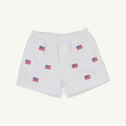 Critter Sheffield Shorts Worth Avenue & American Flags