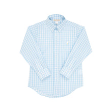 Load image into Gallery viewer, Dean&#39;s List Dress Shirt Beale Street Blue Check/Worth Avenue White