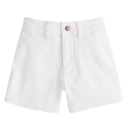 Ivory Denim Shorts