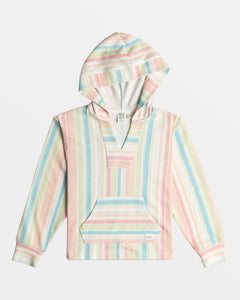 White Salty Stripe Feels Like Summer Hoodie