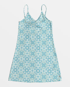 Cloud Dancer Fresco Still In My Heart Strappy Mini Dress