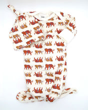 Load image into Gallery viewer, Easy Tiger Newborn Hat &amp; Gown