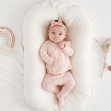 Load image into Gallery viewer, Pale Pink Pointelle Layette Gift Set