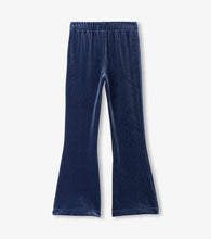 Load image into Gallery viewer, Patriot Blue Sparkle Wave Stretchy Flared Pants