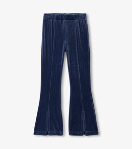 Patriot Blue Sparkle Wave Stretchy Flared Pants