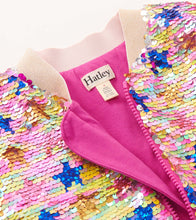 Load image into Gallery viewer, Pink Star Party Sequined Bomber Jacket