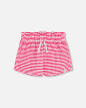 Load image into Gallery viewer, Crinkle Jersey Short Vichy Pink