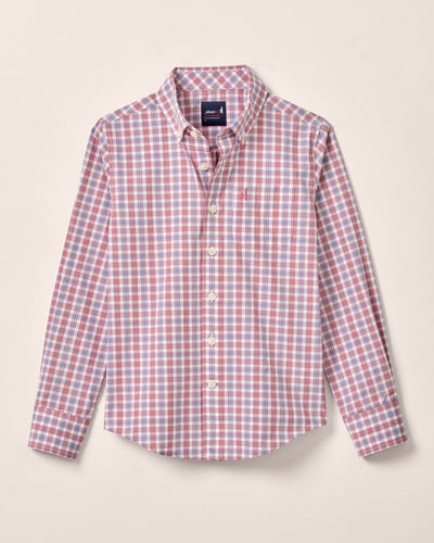 Red Malibu Brantley Performance Jr. Button Down Shirt