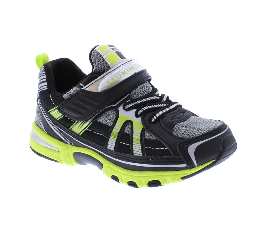 Tsukihoshi Black & Lime Storm Sneakers