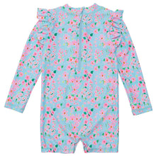 Load image into Gallery viewer, Daisy Chain Longsleeve Sunsuit