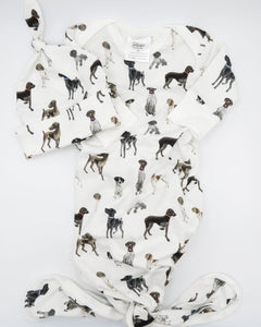 German Shorthaired Pointers Newborn Hat & Gown