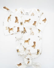Load image into Gallery viewer, Golden Retrievers Newborn Hat &amp; Gown