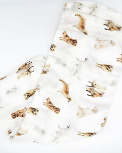 Golden Retrievers Swaddle