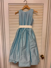 Load image into Gallery viewer, Light Blue Sleeveless Dress with White Sash