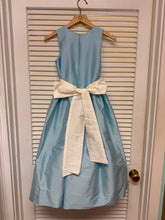 Load image into Gallery viewer, Light Blue Sleeveless Dress with White Sash