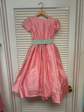 Load image into Gallery viewer, Barbi Pink Cap Sleeve Dress with Mint Sash