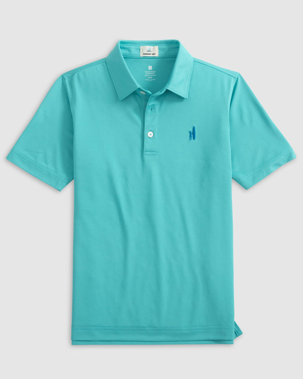 Peacock Fairway Mesh Jr. Performance Polo