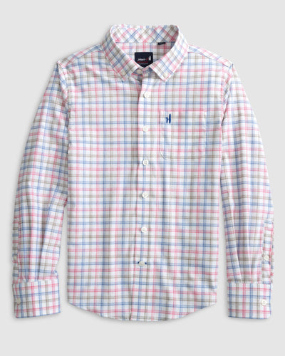 Navy Hauser Jr. Performance Button-Up Shirt