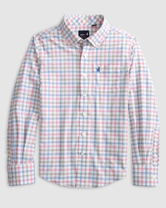 Navy Hauser Jr. Performance Button-Up Shirt