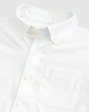 Load image into Gallery viewer, White Tradd Jr. Prep Performance Button Up Shirt