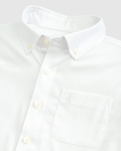 White Tradd Jr. Prep Performance Button Up Shirt
