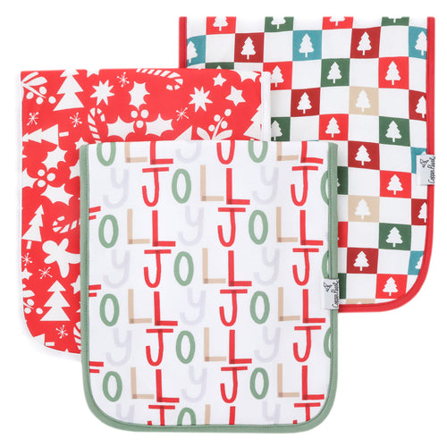 Jolly Burp Cloth Set 3pk