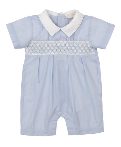Light Blue CLB Summer 25 Blue Woven Short Playsuit