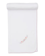 Load image into Gallery viewer, Premier Flowers &amp; Vines White Hand Embroidered Blanket