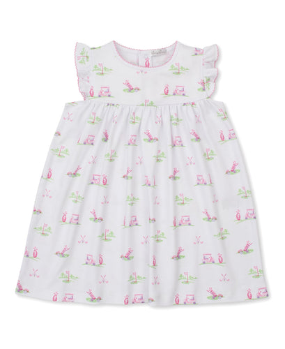 Pink Fairway Foursome Toddler Dress