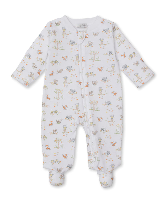 Forest Frolic Zip Footie