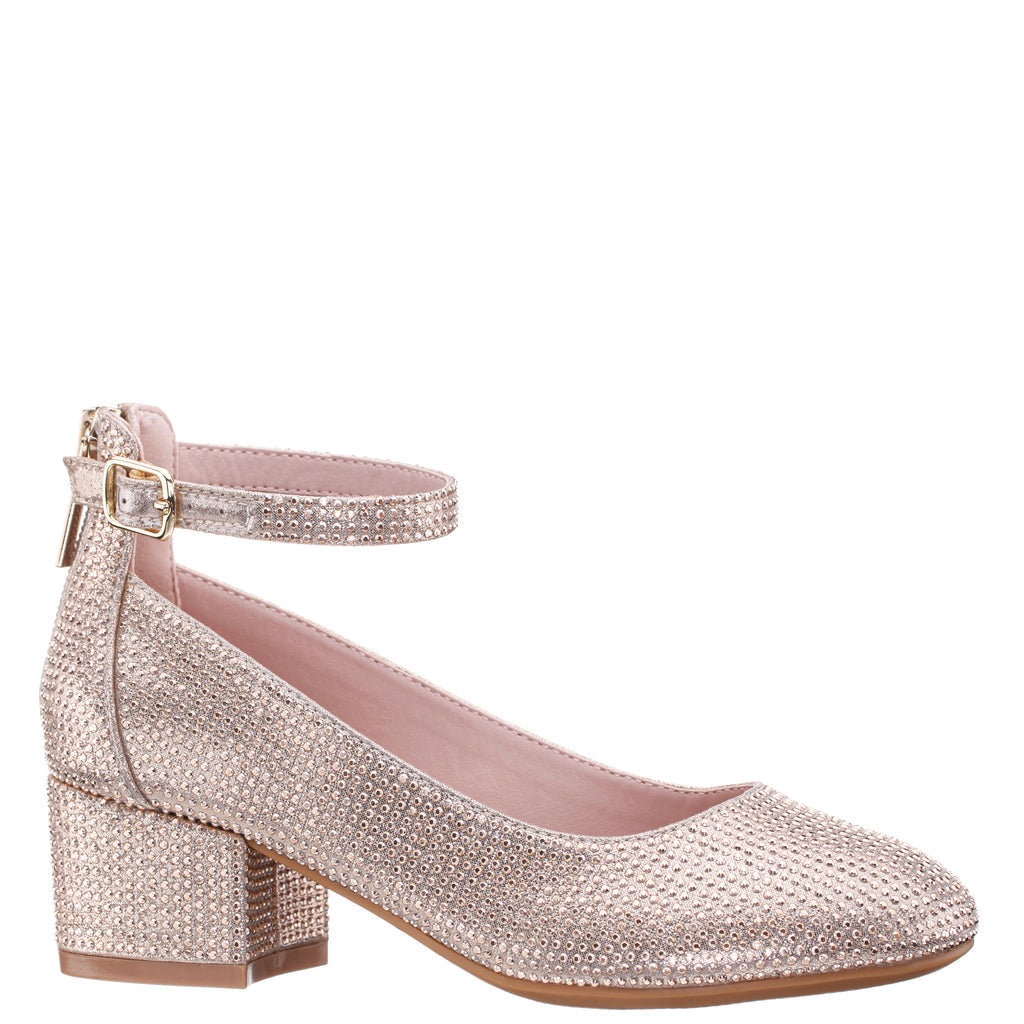 Nina Lennie2 Light Gold Shimmer Heels