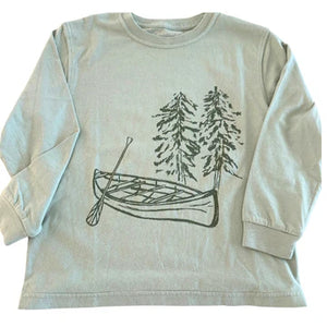 LS  Light Green Canoe T Shirt