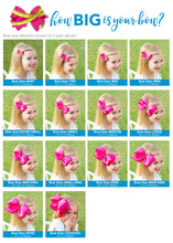 Load image into Gallery viewer, Medium Grosgrain Christmas Print Bows