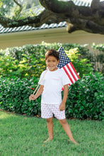 Load image into Gallery viewer, American Flag Walker Shortsleeve Short Set