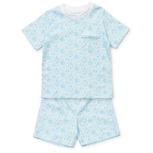 Blue Sandcastles Charles Short Set