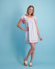 Load image into Gallery viewer, Women&#39;s Mini Sandrine Dress Lavender Stripe