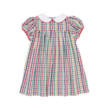 Load image into Gallery viewer, Mary Dal Dress Potomac Plaid &amp; Richmond Red Gingham