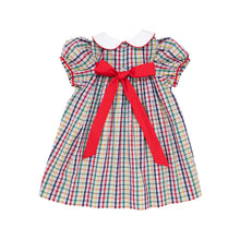Load image into Gallery viewer, Mary Dal Dress Potomac Plaid &amp; Richmond Red Gingham